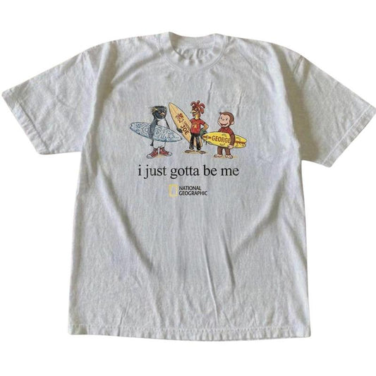 Surf Crossover Character Chicken & Cody & Curious T-Shirt, Animal Tee, Cartoon Tshirt, Gifts Shirt, Unisex Vintage Graphic Tees Gothic Grunge Y2k Emo Scene Amity Affliction Style Clothes Men Women Streetwear Summer Beachwear