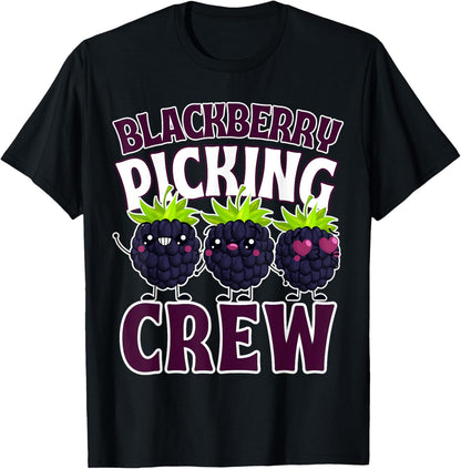 Funny Blackberry Fruit Farm Harvesting Picking Crew Squad
