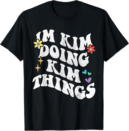 Retro Groovy Im Kim Doing Kim Things Funny Mother's Day
