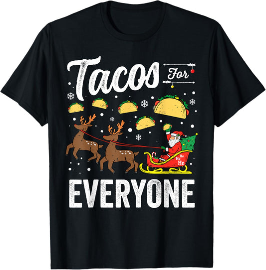 Tacos for everyone Christmas Taco Funny Xmas Santa Family