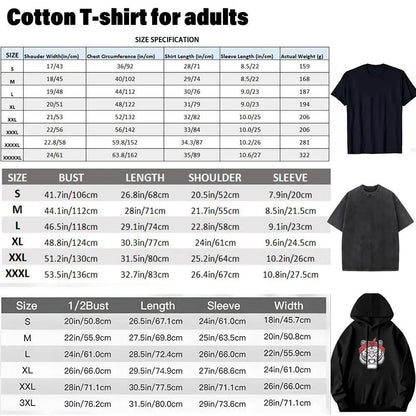 Retro Washed T-Shirt Double Sided Printed 230 Pure Cotton 'JESUS PAID IT ALL' Letter & Cross Pattern Christian Gift Men's Casual Comfortable Fashionable Street Style Cotton Short Sleeve washed pure cotton
