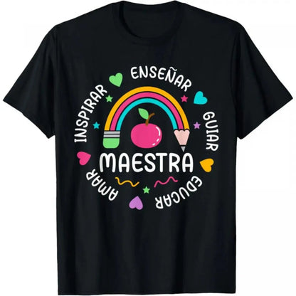 100%25 Cotton Spanish Teacher Appreciation Tee