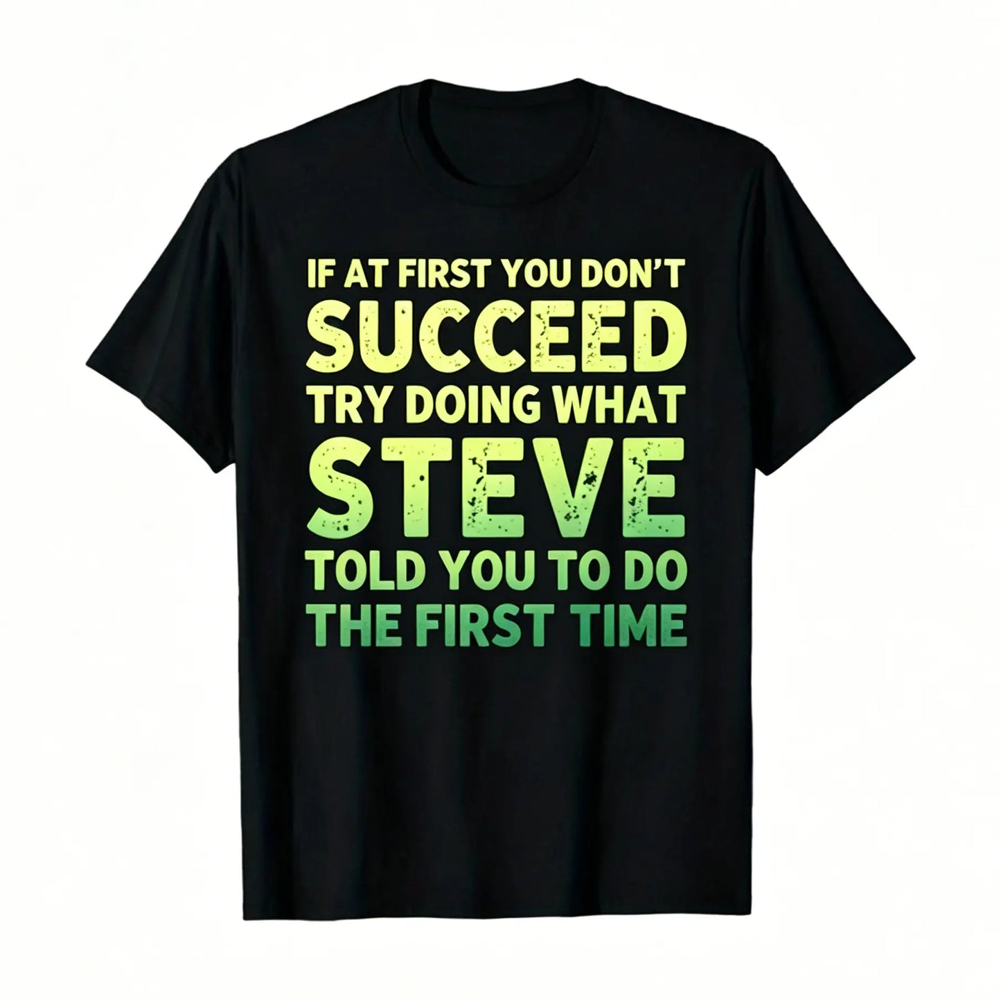 Men's Funny Sarcastic Quote Graphic T-Shirt, Heavyweight Loose Fit Short Sleeve Streetwear Top for Daily Wear & Parties, Tshirt, Menswear