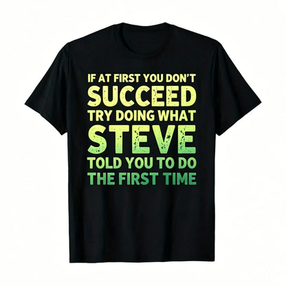 Men's Funny Sarcastic Quote Graphic T-Shirt, Heavyweight Loose Fit Short Sleeve Streetwear Top for Daily Wear & Parties, Tshirt, Menswear