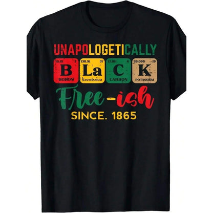 Juneteenth Unapologetically Black Perio Women T-Shirt, Uni Tee