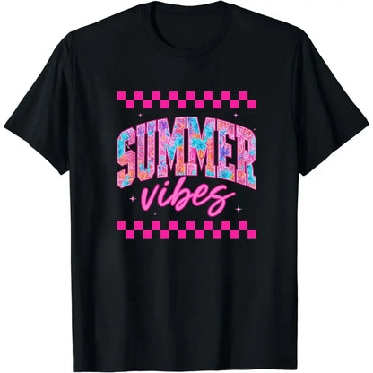Summer Vibes Shirt, Retro Summer Shirt, Beach Vacation Shirt, Trendy Summer Graphic Tee, Cute Aesthetic Shirt, Casual Daily Wear, Soft Cotton Short Sleeve, Outdoor Leisure Top, Holiday Apparel