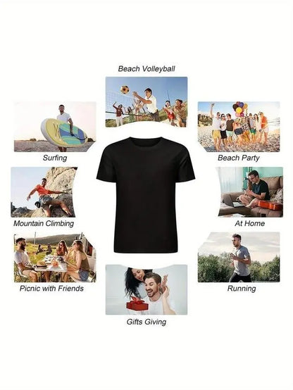 Men's Short-sleeve Round Neck Patriotic T-Shirt, Funny 4th of July Founding Daddy George Washington Design, Unisex Casual Wear for Outdoor Fit