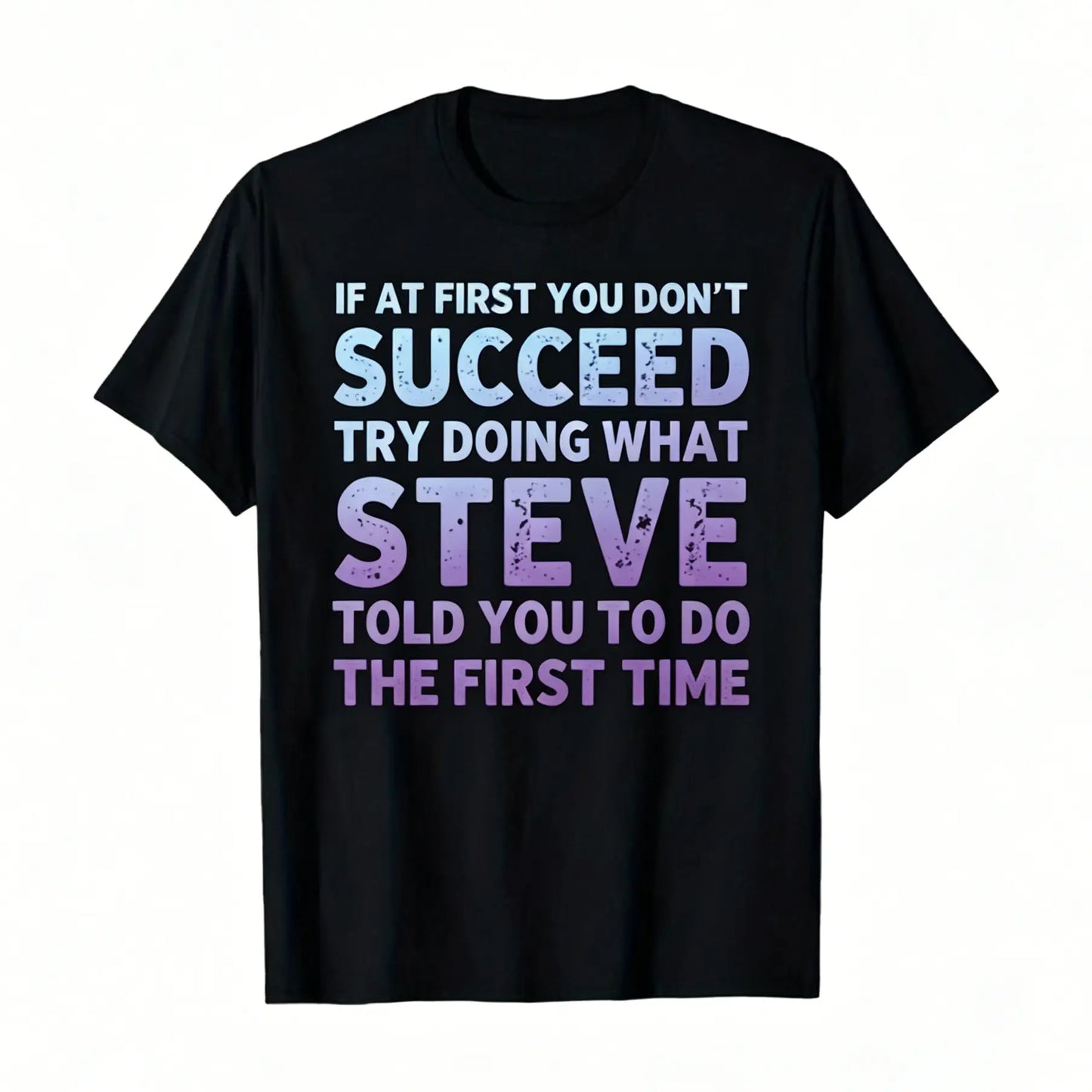 Men's Funny Sarcastic Quote Graphic T-Shirt, Heavyweight Loose Fit Short Sleeve Streetwear Top for Daily Wear & Parties, Tshirt, Menswear