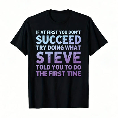 Men's Funny Sarcastic Quote Graphic T-Shirt, Heavyweight Loose Fit Short Sleeve Streetwear Top for Daily Wear & Parties, Tshirt, Menswear