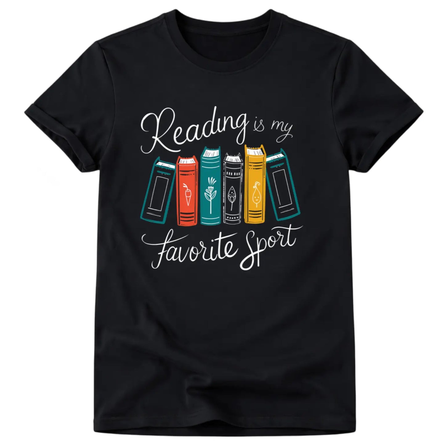 Literary - Inspired Fashion T - Shirt: Make A Playful Statement With Book - Themed Typography Women'S Crewneck Crop Workout Tee Top Crew Neck Crop Top Cotton  On Golf Gift T-Shirt For Men And Women