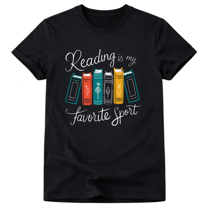 Literary - Inspired Fashion T - Shirt: Make A Playful Statement With Book - Themed Typography Women'S Crewneck Crop Workout Tee Top Crew Neck Crop Top Cotton  On Golf Gift T-Shirt For Men And Women