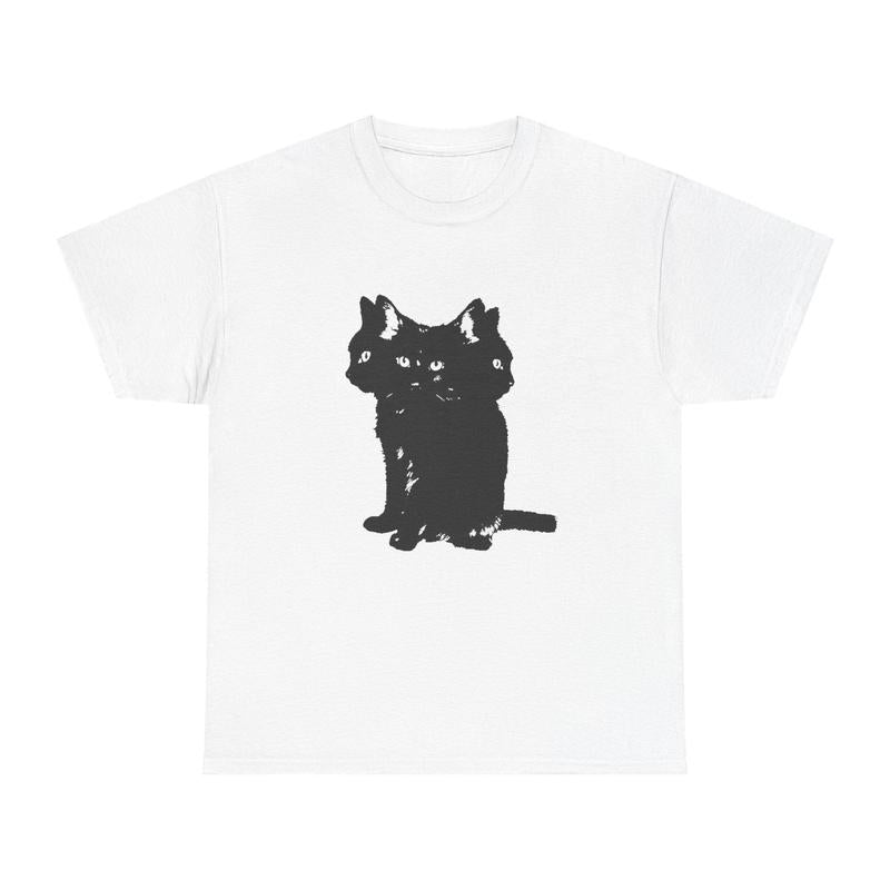 Three Head Cat Unisex T-Shirt