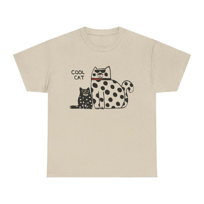 Cool Cat T-Shirt | Retro Cat Illustration, Graphic Tee