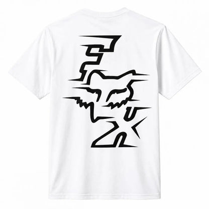 Men's Fun Round Neck T-Shirt, FOX Pattern, All Season Pullover, Autumn And Winter, Party Occasions, Valentine's Day, Men's, Father's Day