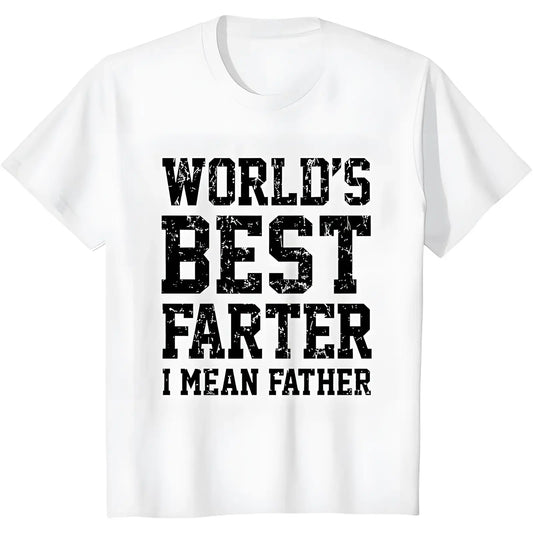 World Best Farter I Mean Father Shirt Gifts for dad  Funny t-Shirt for Men