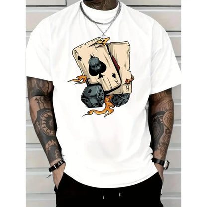 [100%25 Cotton] Men'S Casual Black T-Shirt, Complex Skull And Mechanical Design-Pure Cotton, Round Neck, Short Sleeve, Summer Fashion Pattern T-Shirt T-Shirt For Men And Women