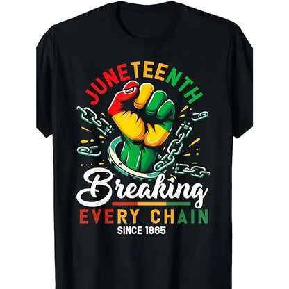 African American Pride Juneteenth Cotton T-Shirt Unisex Comfortable AllDay Wear