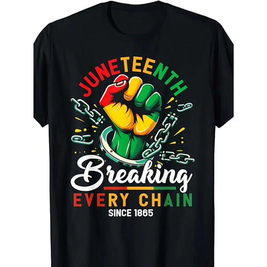 African American Pride Juneteenth Cotton T-Shirt Unisex Comfortable AllDay Wear