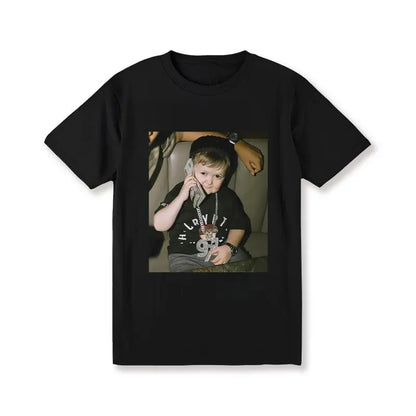 Women's Cotton Short-Sleeve Casual Classic Fabric T-Shirt - Funny Hasbulla Magomedov Money Phone Mini Khabib Meme Design