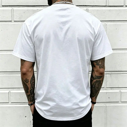 Men’s “Created with a Purpose” Christian graphic T-shirt, cross faith quote print tee, casual crew neck, perfect for church outfits, faith wear, and streetwear.,summerwins,father'sdaygifts