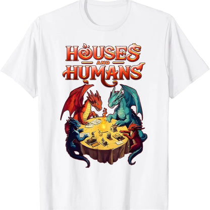 Gaming Houses Humans Funny Rpg Parody Gamer Men  T-Shirt,summerwins