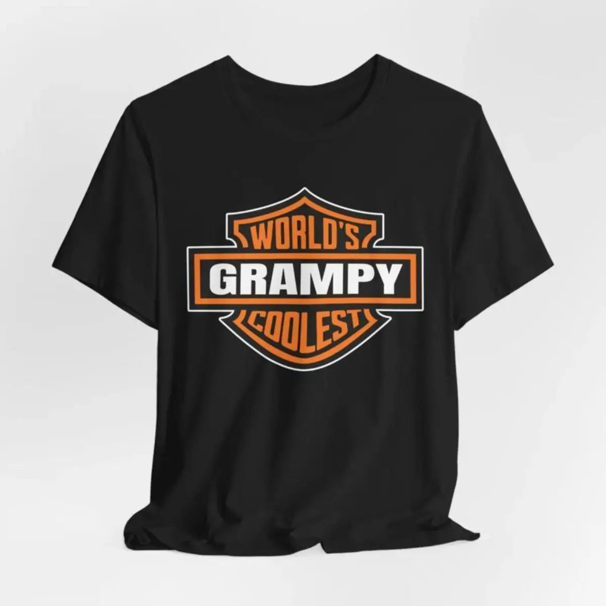 Custom Name World's Coolest Grandpa Shirt, Grandpa Nickname Gift Motorcycle Dad Shirt Father's Day Tee Birthday Gift from Grandkids