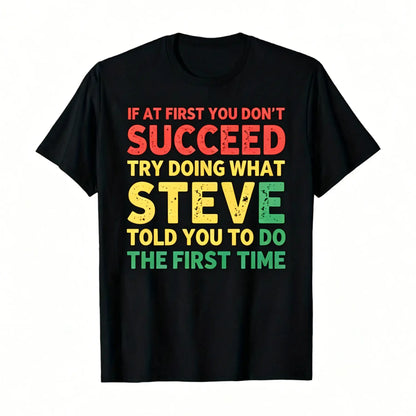Men's Funny Sarcastic Quote Graphic T-Shirt, Heavyweight Loose Fit Short Sleeve Streetwear Top for Daily Wear & Parties, Tshirt, Menswear