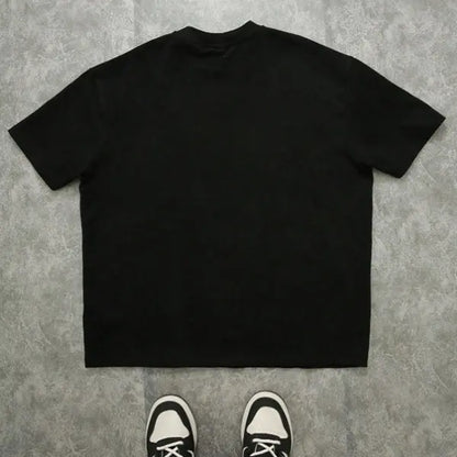 Men’s 100%25 cotton loose-fit T-shirt with an inspirational slogan graphic and graffiti-style lettering; urban street style, relaxed casual short sleeves. 2025 TikTok trend—urban streetwear. A steal at under $10., Love, Top, Shortsleeve, Tshirt tiktokshop
