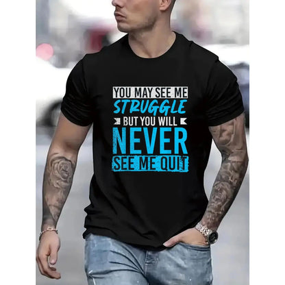 Mens TShirt Comfortable Crew Neck Casual Cotton ShortSleeves Soft Breathable Top Menswear Tshirt Summer Spring Streetwear Cotton Fabric Trendy Letter Print