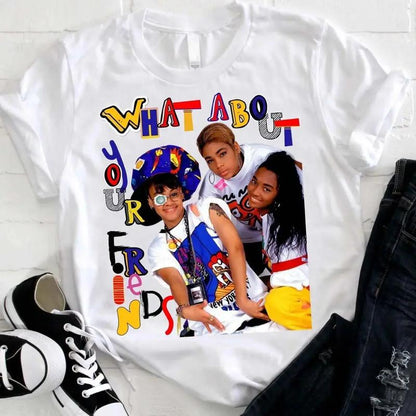 TLC What About Your Friends Tee Unisex TLC Girl Group Shirt 90s Inspired TLC Band Tshirt T-Boz Left Eye Chili R&B Group ZuluSky,Men's,Regular,Fit Textured Knit Top,belle,princess,book tee,grade,,baby,dee,music,note,,graphic,mechanic,,trai,halloween,shirts