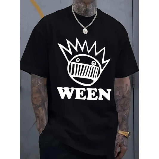 Ween Archives Funny Men's Short Sleeve Graphic T-shirt